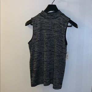 Rag and Bone Black Heather Charlie tank